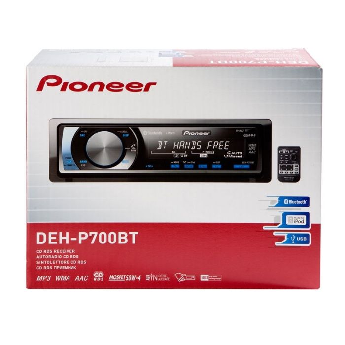 Автозвук магнитофон Pioneer(Bluetooth/USB/AUX/CD/MP3/FM Radio))