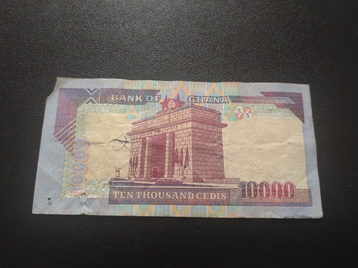 Bancnota 10000 cedis Ghana