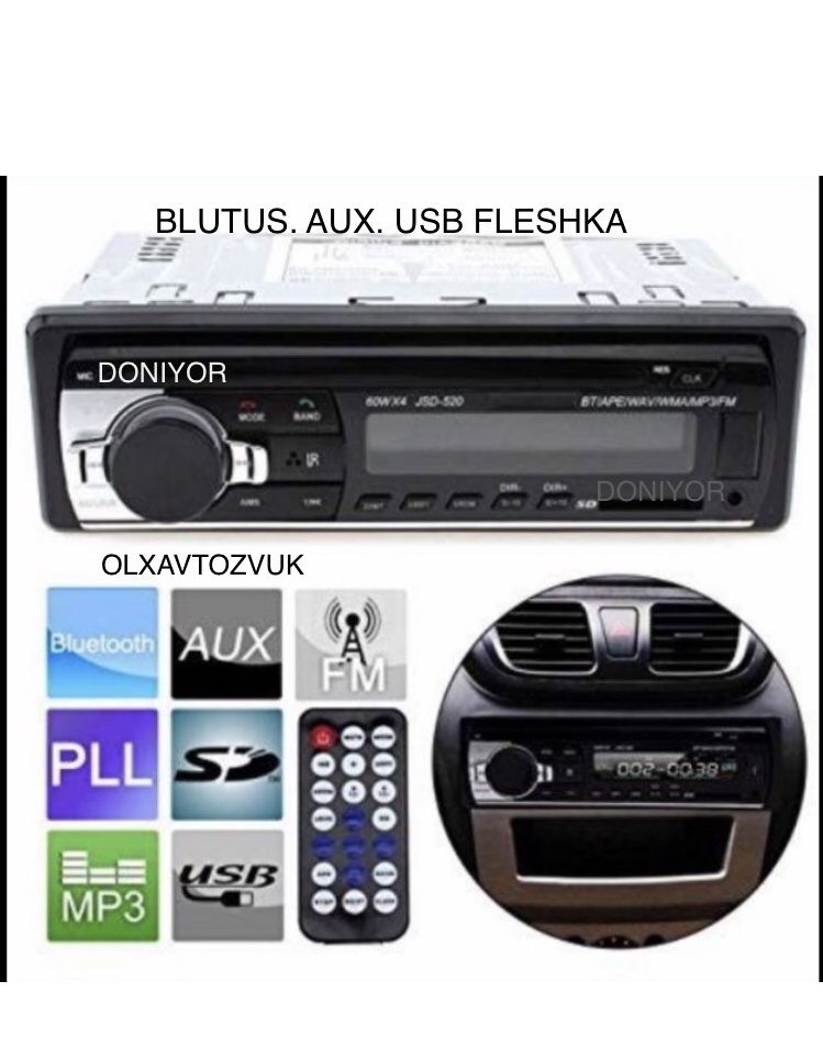 Pioneer мафон  блутус флешка овози 63 яхши 4 канали стерио volume 63