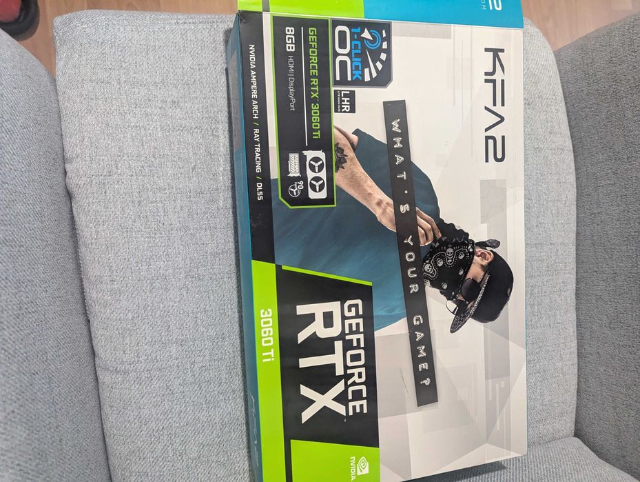 Placa video KFA2 GeForce RTX 3060 Ti 1-Click OC 8GB GDDR6 256-bit