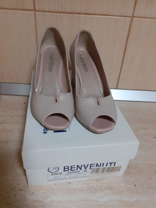 Pantofi cu toc 35 damă