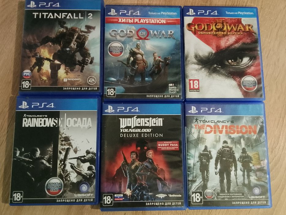 Продам игры и джойстик на PS4