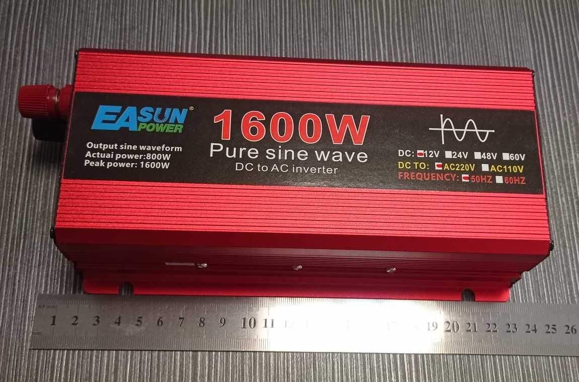 ПРОМO! Инвертори EAsun 800/1600W пълна синусоида