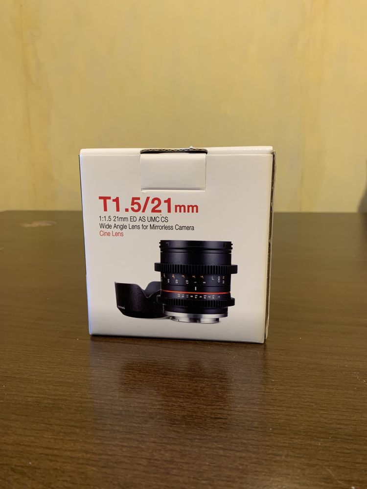 Obiectiv Sony E Mount Samyang 21mm T1.5