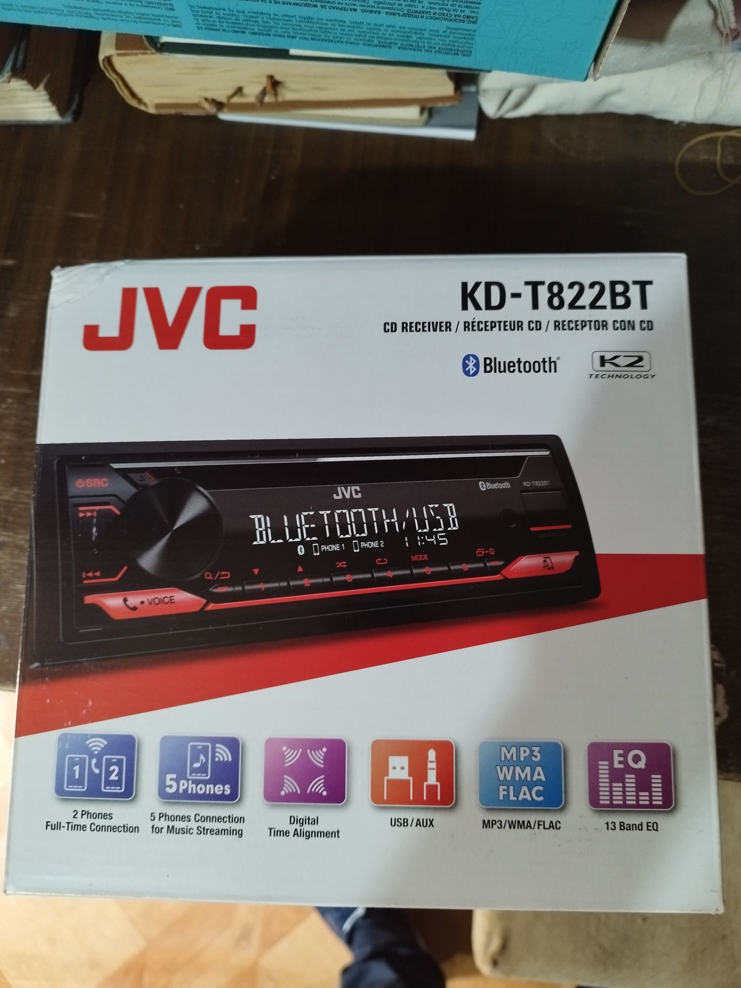 CD Car Audio JVS KD-T822B