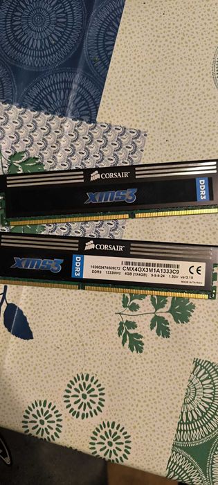 Рам памет Corsair XMS3 DDR3 SDRAM [2x4GB] 1333MHz