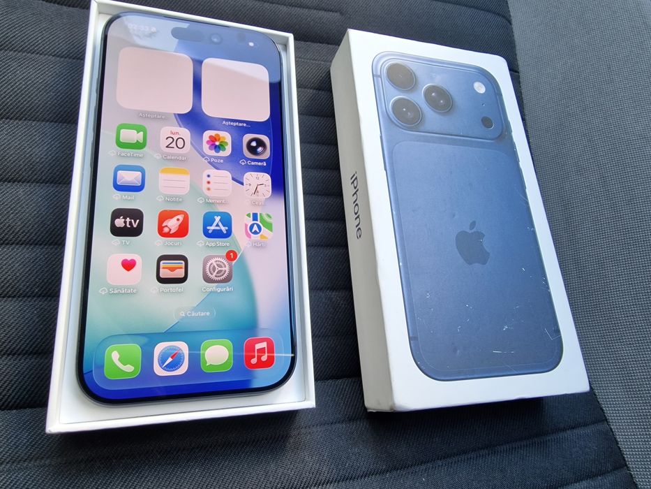 Vand IPHONE 17 PRO 256GB Nou, albastru , full box