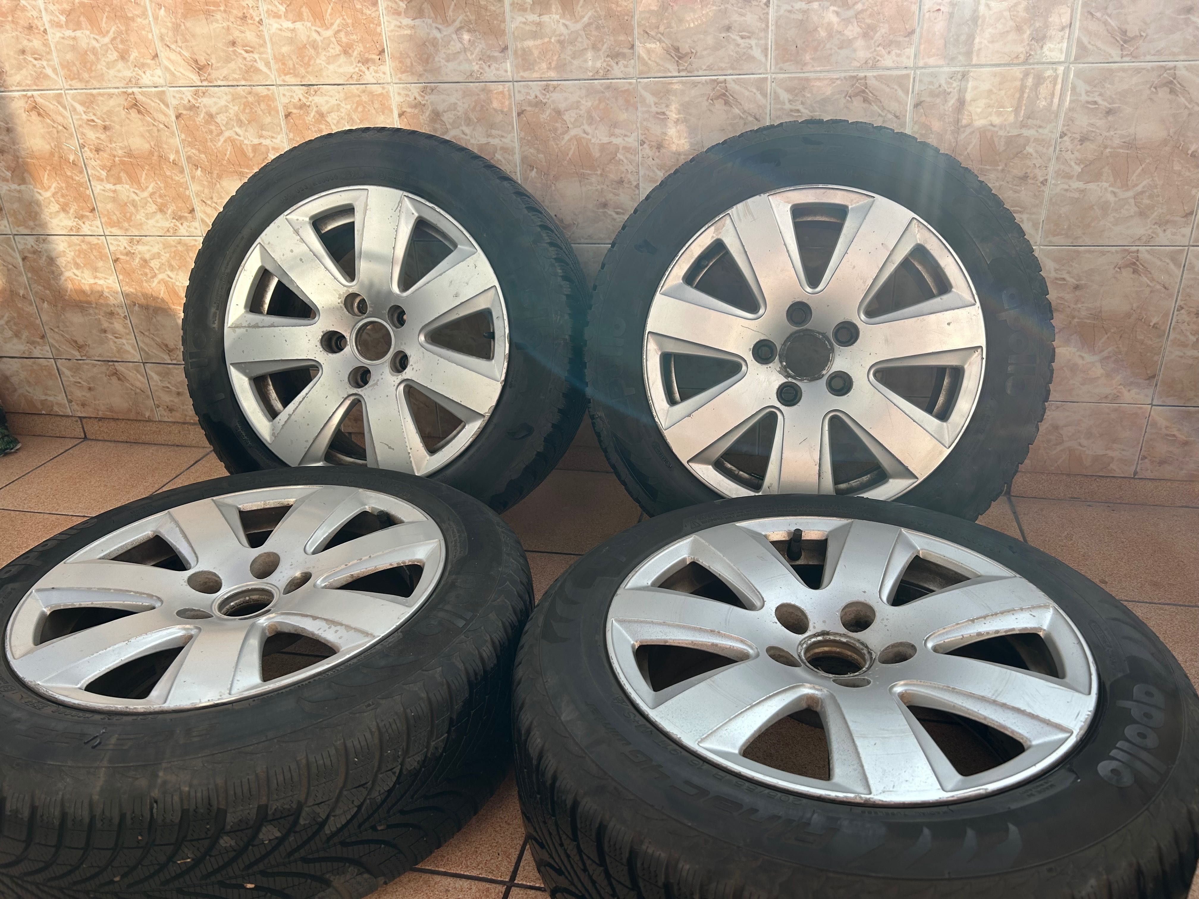 4x джанти r16 5x112 7,5j et45 със зимни гуми Apollo Alnac 4g дот 2024