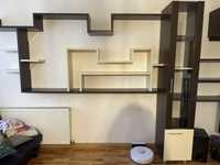 Vând mobilă living Biblioteca cu dulap, moderna wenge vanilla