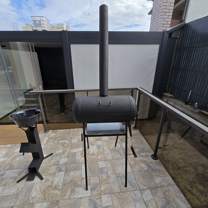 Vand gratar portabil cu horn de 1 m