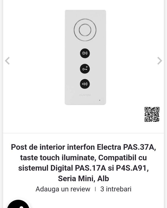 Electrician /Interfoane/videointerfoane, Camere video, Control acces