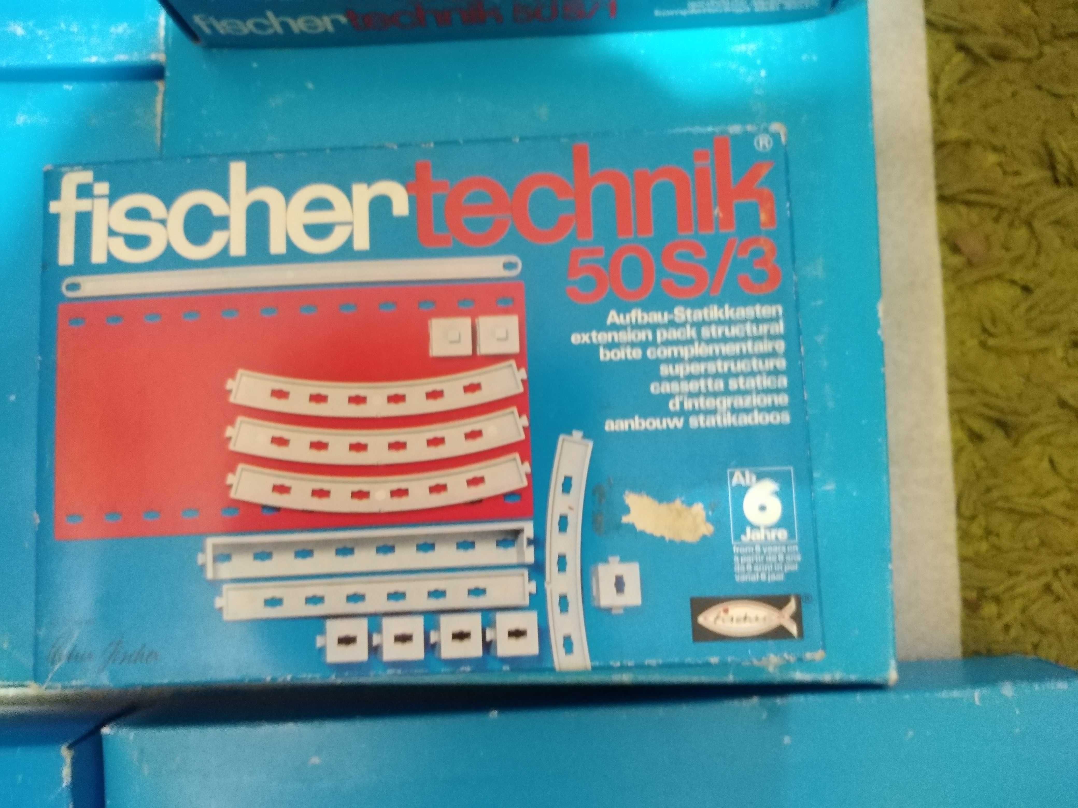 Joc de asamblare -constructii Fischer Technik cu peste 1000 de piese