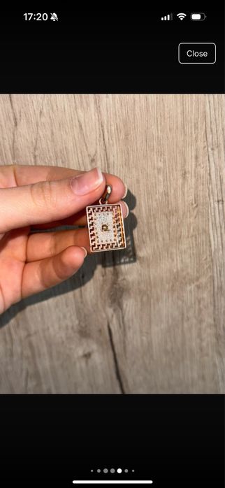 Pandativ din aur 14k Versace