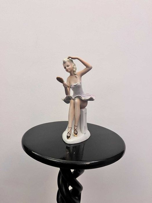 Balerina bibelou portelan Germania Fasold & Stauch bibelouri statueta