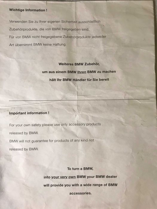 Кожен протектор BMW за задната част на салона на BMW e46/2 - 3 серия