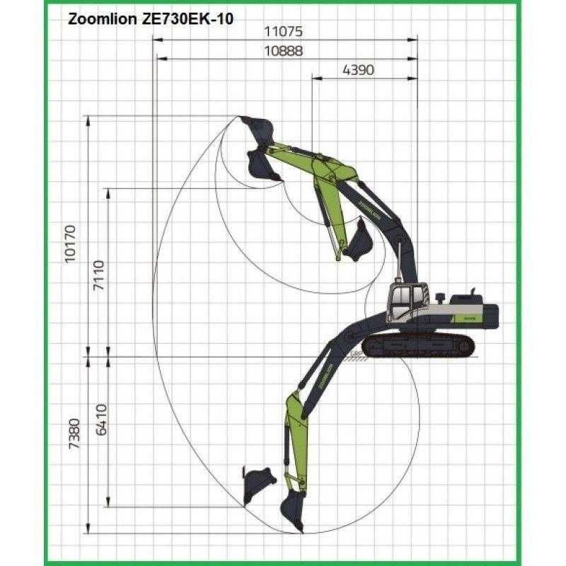 Гусеничный экскаватор Zoomlion ZE730EK-10