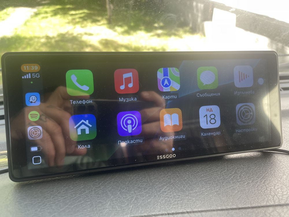 ESSGOO TS0001 10.26" преносим безжичен Carplay&Android Auto
