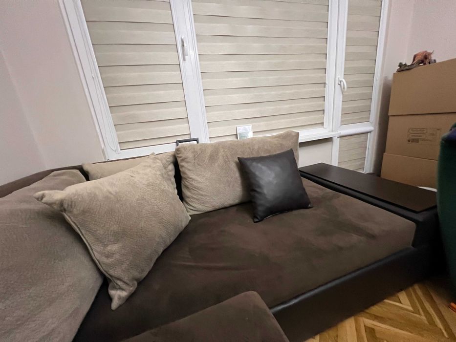 Ъглов диван с опция сън  ( холна гарнитура )