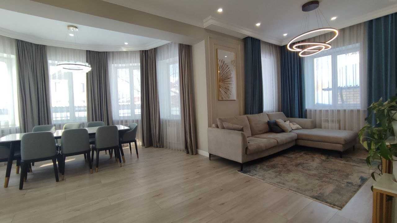 2-х этажный 8-и комнатный дом по Алтын Арка с сауной и мебелью