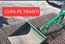 Cupa pe tiranți pentru tractor
