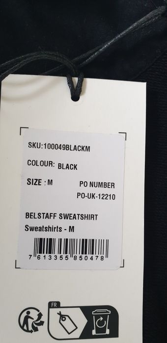 Belstaff Cotton Mens Size S - M НОВО! ОРИГИНАЛ! Мъжка Блуза!