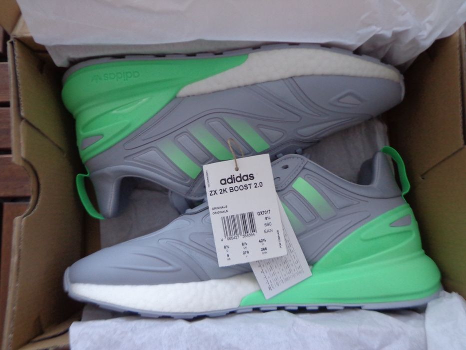 Мъжки маратонки Adidas ZX 2K Boost 2.0 Halo Silver размер 42,5