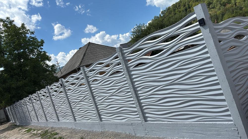 Gard beton- placi de beton 40 de modele in stoc