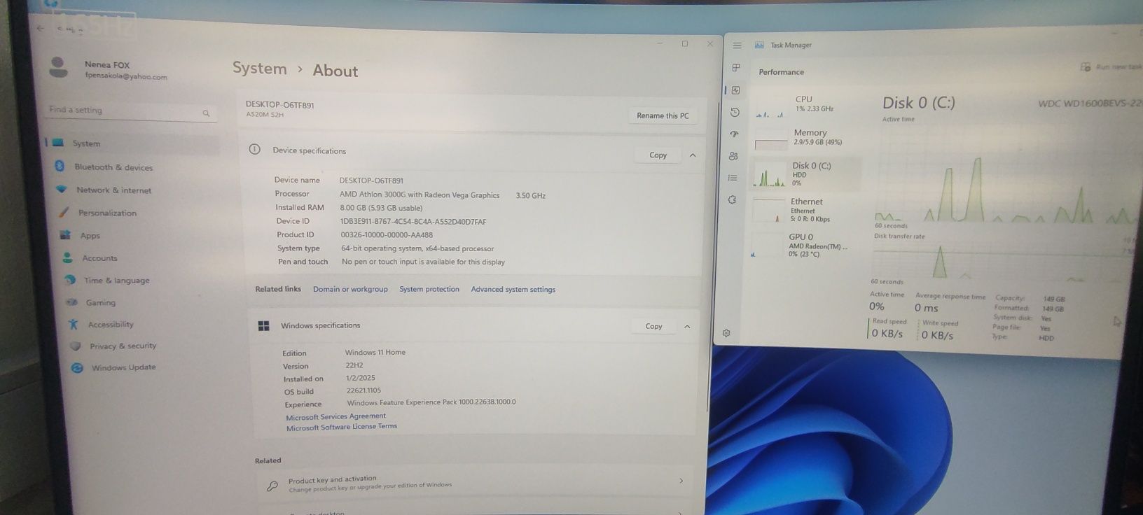 Unitate PC AMD 3000g