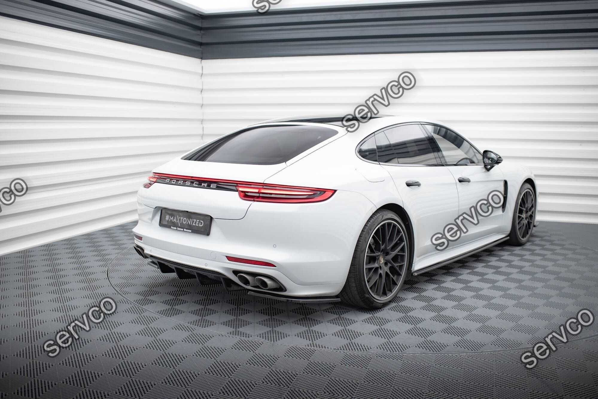 Difuzor bara spate Porsche Panamera Turbo GTS 971 2016- v2 - Maxton