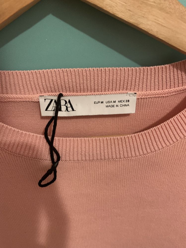 Bluza roz elegantă Zara