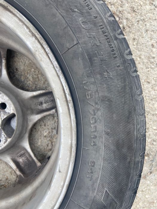 Алуминиеви джанти ALCAR 14, 4х100+ Летни гуми Debica 175/70