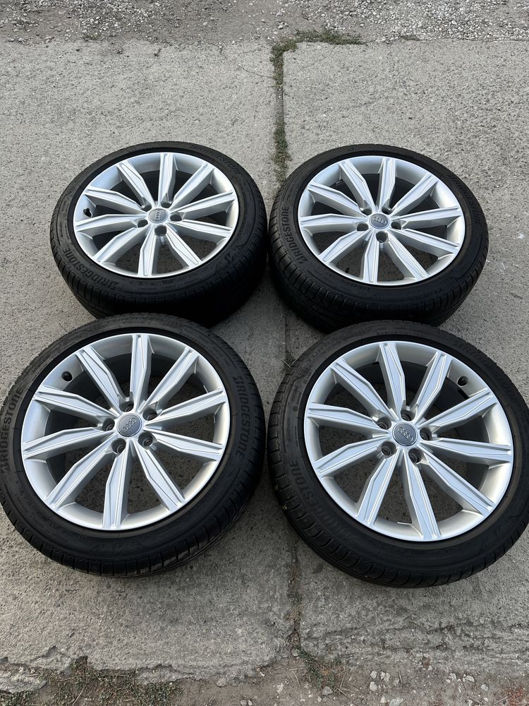 Оригинални лети джанти с гуми 19" за Ауди А6, A7, C8 All road след2019