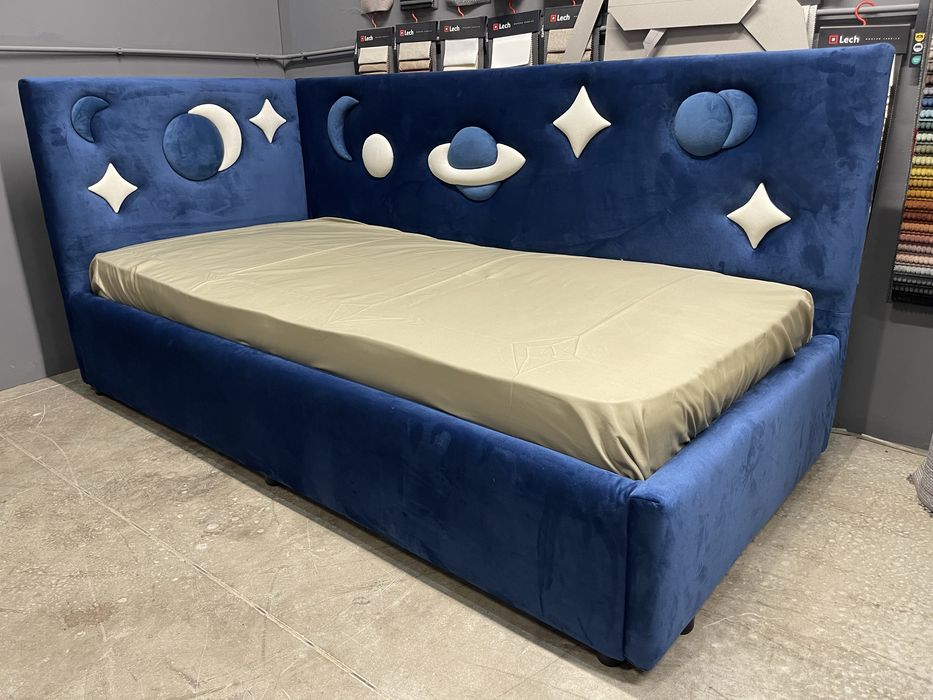 Pat copii 200x90 model deosebit NOU somiera inclusa