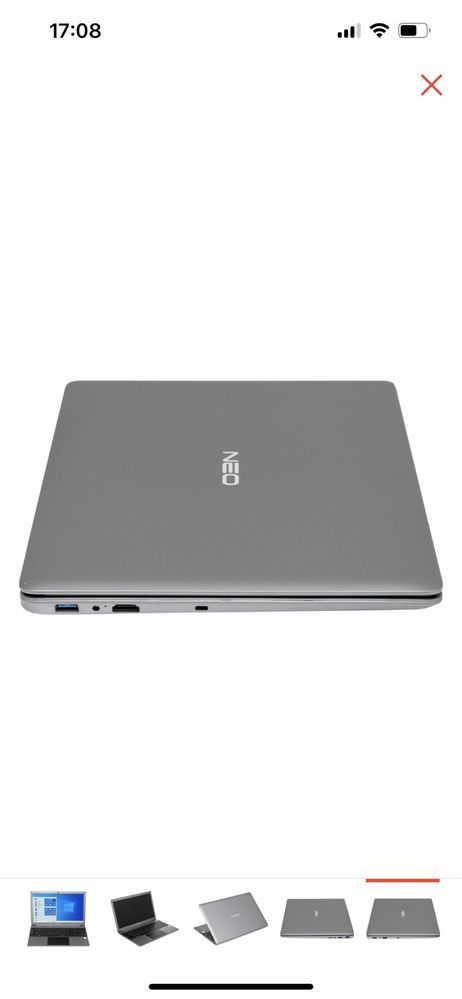 Ноутбук NEO 15U WH15U-15 серый
