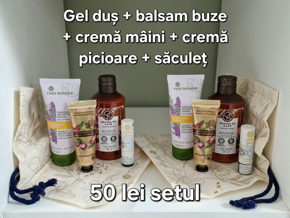 Crema si ser Yves Rocher Lifting/Lift Pro Coll/Hydra Vegetal, Elixir B
