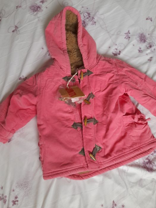 geaca iarna fata roz Fox 2 ani 18 24 luni noua eticheta
