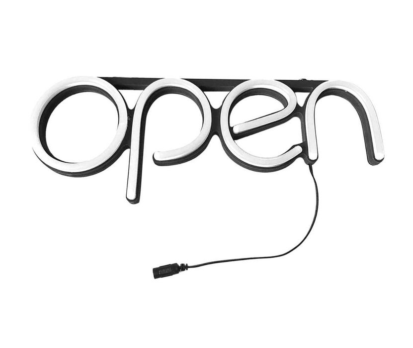 РАЗПРОДАЖБА! LED неонов надпис open