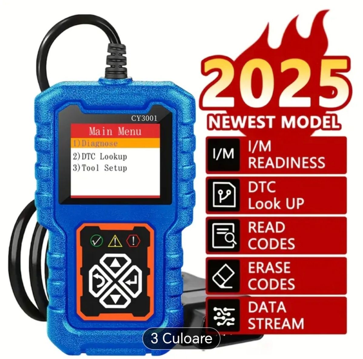 Tester auto  OBD 2 CY3001 Diagnoza auto
