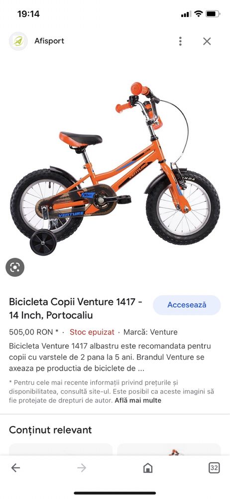 Bicicleta Venture 1417