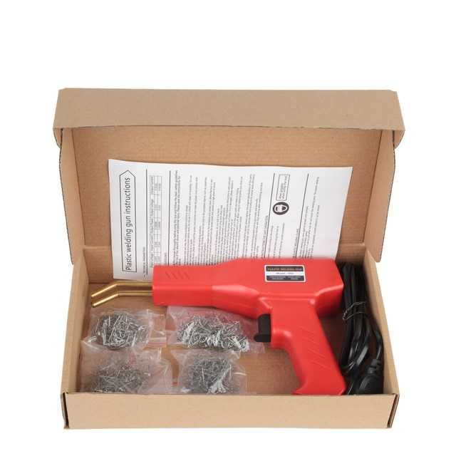 OFERTA Trusa Aparat Pistol De Lipit Plastic 50W, 200 cleme, Produs NOU