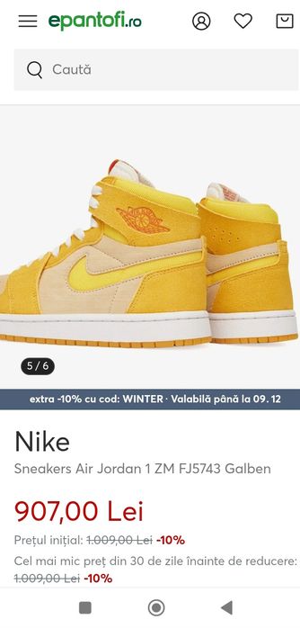 Adidași Jordan 1 High Zoom