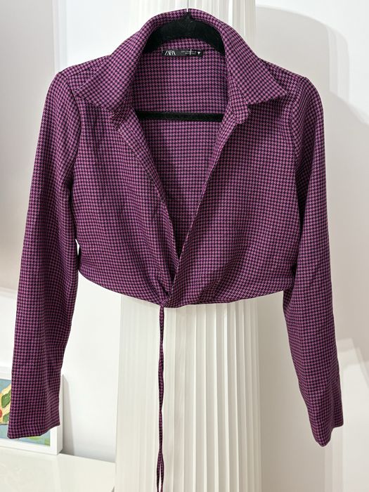 Camasa eleganta Zara in carouri