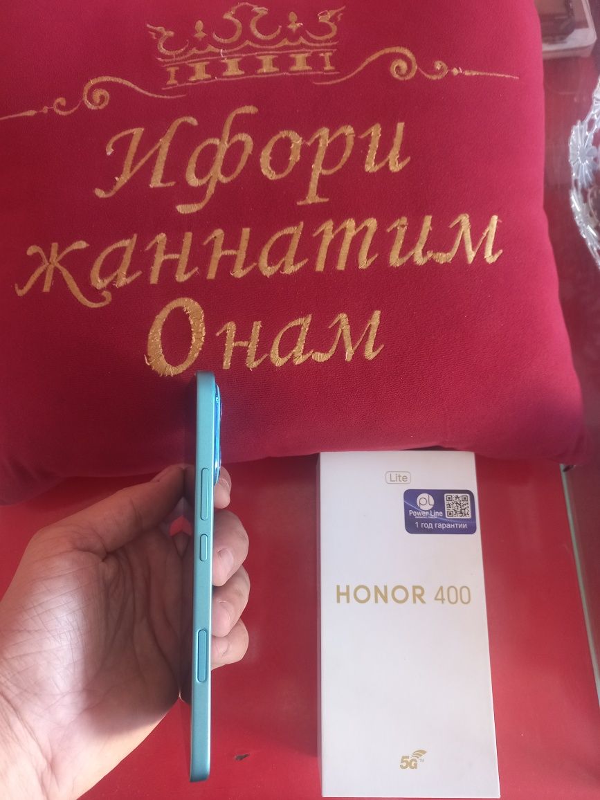 HONOR 400 Lite 8/256GB  20 kun ishlatilgan paket