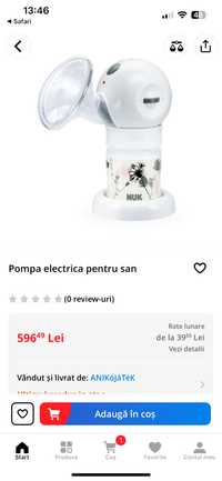 Pompa de san electrica Nuk