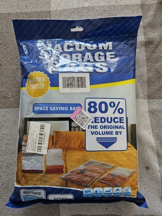 Продам вакуумный пакеты для одежды с насосом