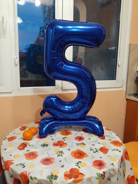 Балон цифра 5 Подарявам