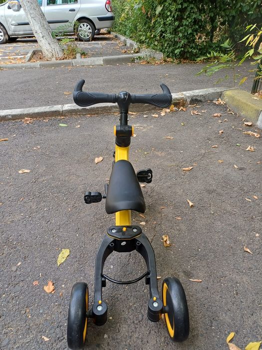 Bicicleta de echilibru Trike Fix Mini 3in1 galbena