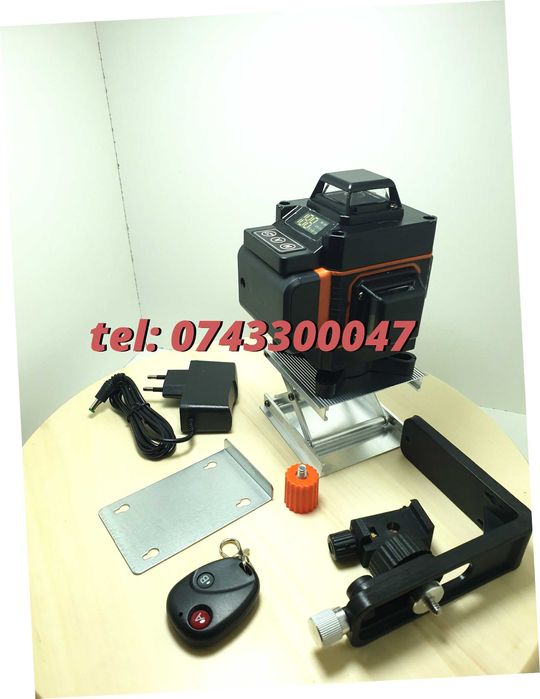 Nou Nivela Fascicul  Cu Autonivelare 4d 16 Linii Laser Liniar Verde