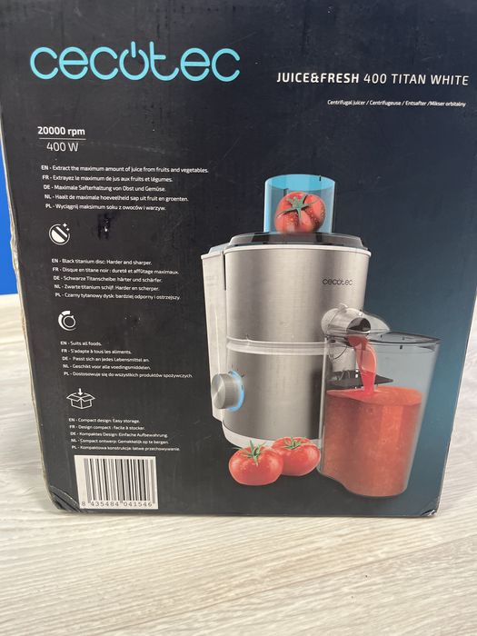 Cecotec Juice&Fresh 400 Titan White