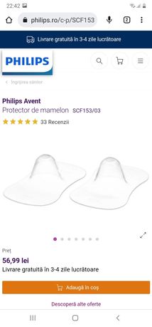 Philips avent protector mameloane